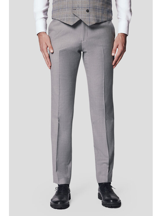 Lancerto Lancerto Garnitur Pernat GA073125000017 Szary Slim Fit