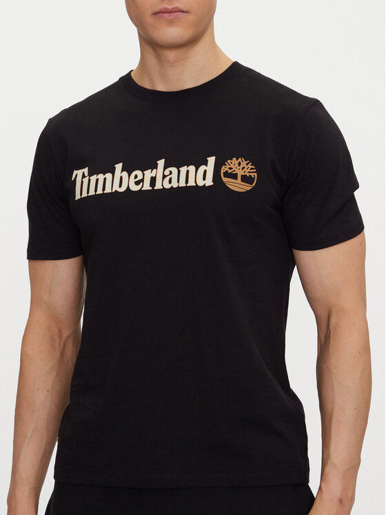 Timberland Timberland Póló TB0A5UPQ Fekete Regular Fit