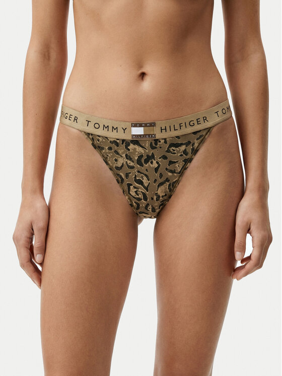 Tommy Hilfiger Tommy Hilfiger Στρίνγκ UW0UW06499 Μπεζ