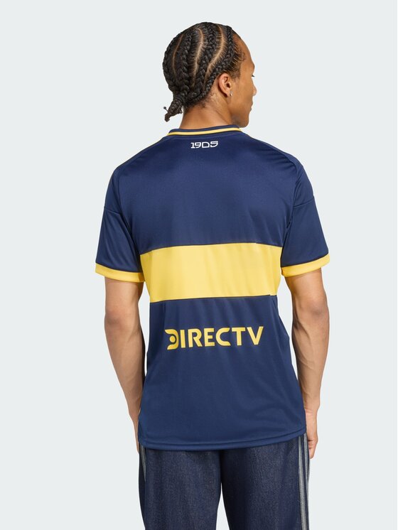 adidas adidas Koszulka techniczna Boca Juniors Błękitny Slim Fit