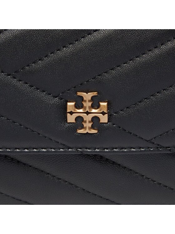 Tory Burch Tory Burch Kabelka Kira Chevron Mini Top Handle Chain Wallet 152356 Černá