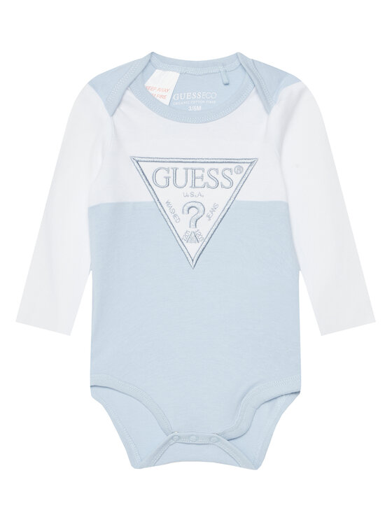 Guess Guess Komplet bodi in hlače H5YW08 J1314 Modra Regular Fit