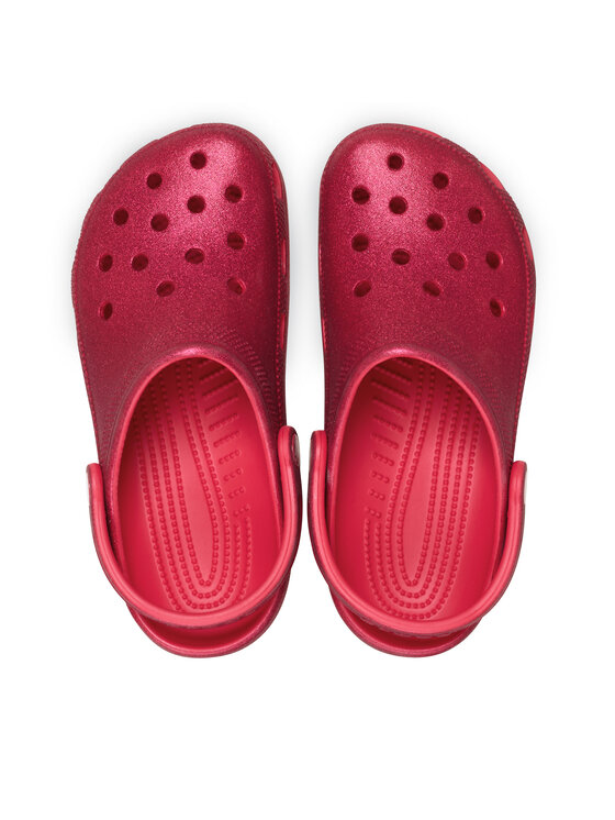 Crocs Crocs Nazouváky Classic Glitter Clog 205942 Růžová