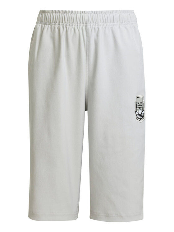 adidas adidas Szorty sportowe Minecraft JW7733 Szary Loose Fit