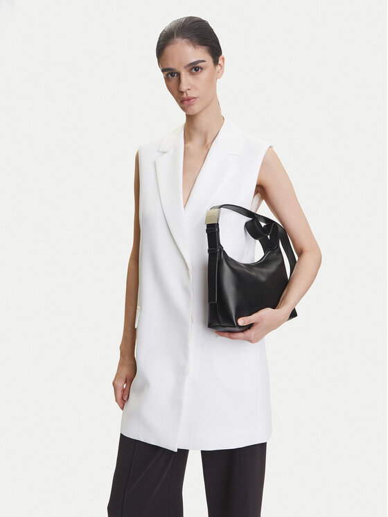Calvin Klein Calvin Klein Τσάντα Hardware Strap Medium Crossbody K60K613028 Μαύρο
