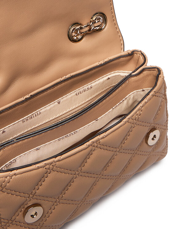Guess Guess Ročna torba Giully II Mini HWQG96 73740 Bež