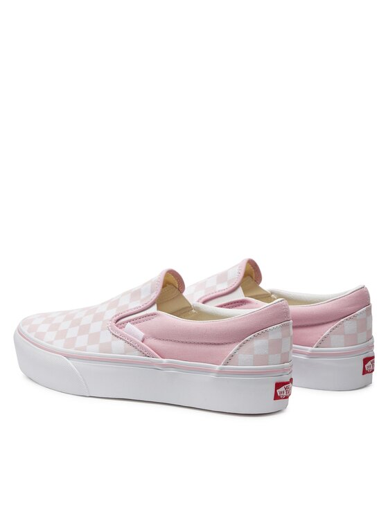 Vans Vans Πάνινα παπούτσια Ua Classic Slip-On Platform VN00018EV1C1 Ροζ
