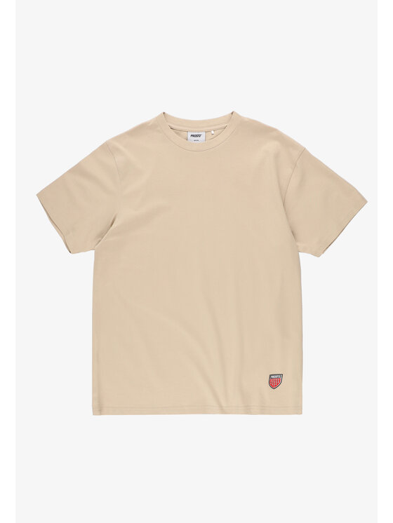 PROSTO. PROSTO. T-Shirt Shield Big KL261MTEE1081 Beżowy Regular Fit