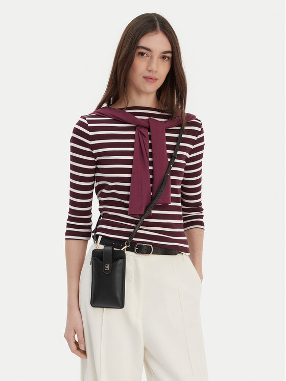 Tommy Hilfiger Tommy Hilfiger Telefona apvalks Th Icon Phone Wallet AW0AW18137 Melns