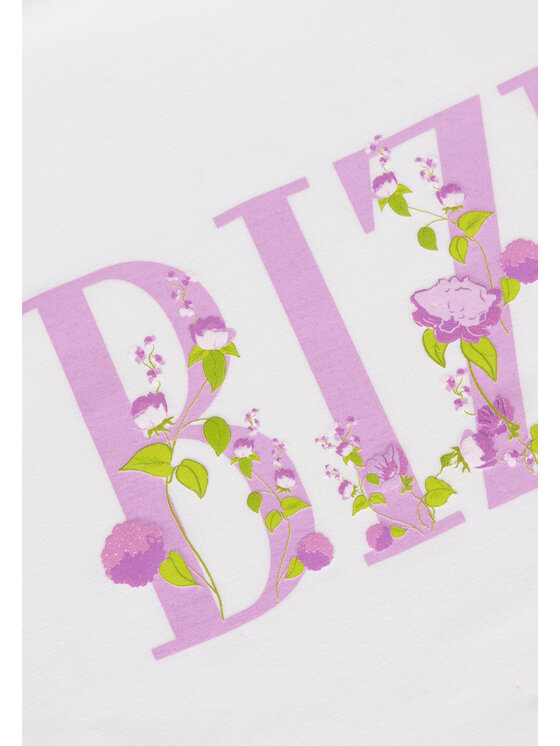 BIZUU BIZUU T-Shirt FLORINA Bílá Standard Fit
