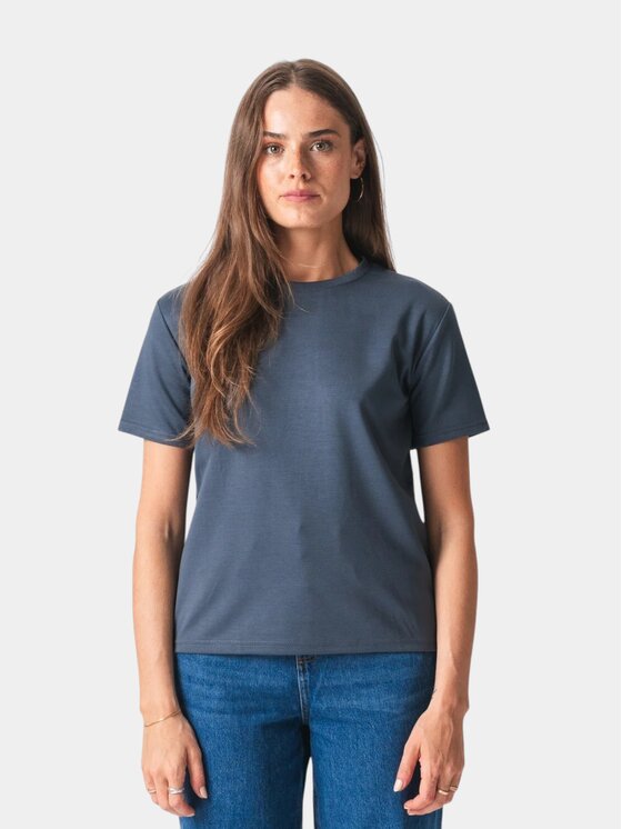 TeeShoppen TeeShoppen T-Shirt 'Basic Collection' Szary Oversize