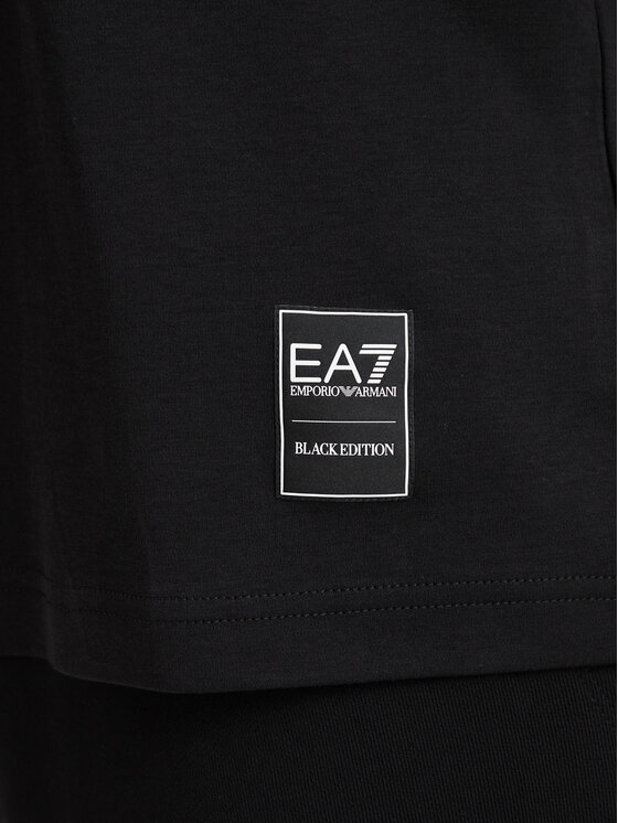 EA7 Emporio Armani EA7 Emporio Armani Majica 7M002107 AF10441 UC001 Črna Relaxed Fit