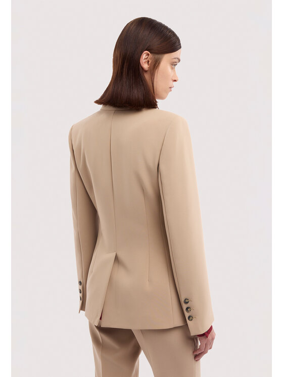 Trussardi Trussardi Marynarka Q960A000426N012 Kremowy Regular Fit