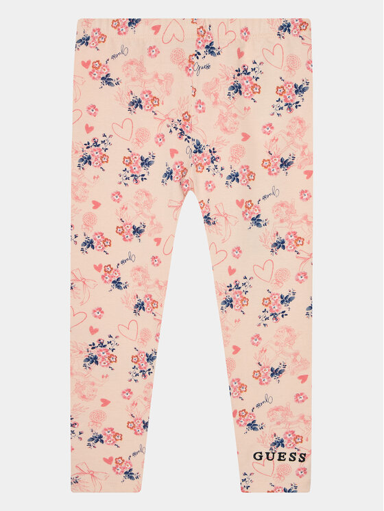 Guess Guess Leggings K4RB01 J1313 Ružičasta Slim Fit