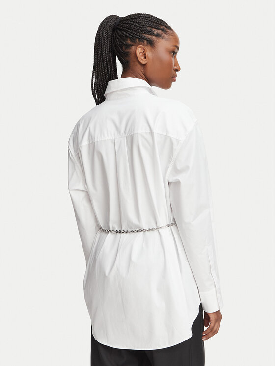 HUGO HUGO Hemd Ewoya 50569123 Weiß Regular Fit