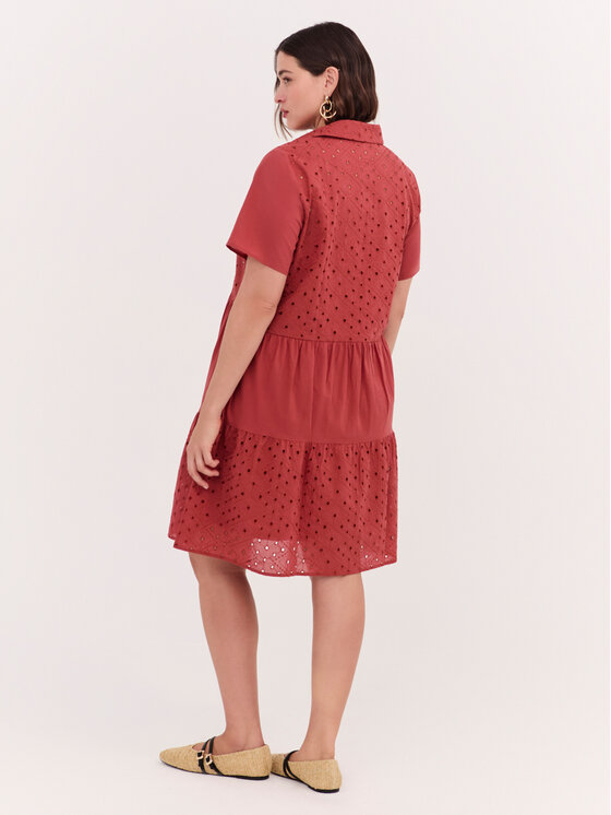 Fiorella Rubino Fiorella Rubino Sukienka wieczorowa 7085T001769N0V7 Pomarańczowy A-Line Fit