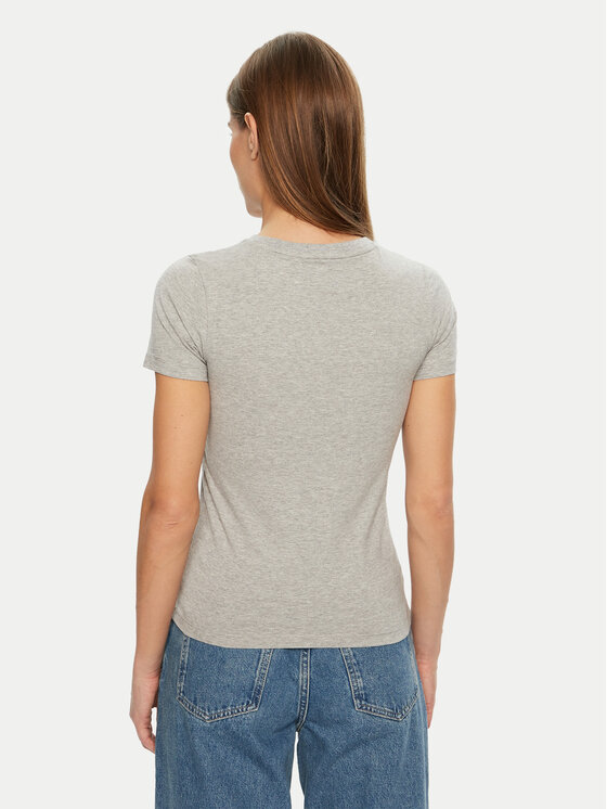 Guess Jeans Guess Jeans T-Shirt W5RI52 J1314 Γκρι Regular Fit