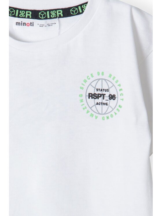 minoti minoti T-Shirt actv 2 Biały Regular Fit