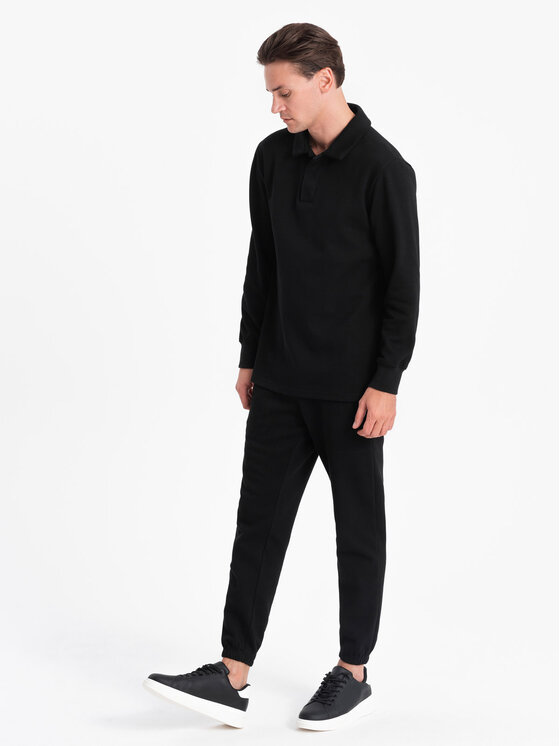 Ombre Ombre Komplet dresowy Z71 Czarny Regular Fit