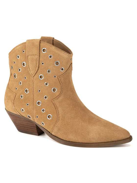 Badura Badura Cizme și botine cowboy ORCHID-V365-C-191-1 Bej