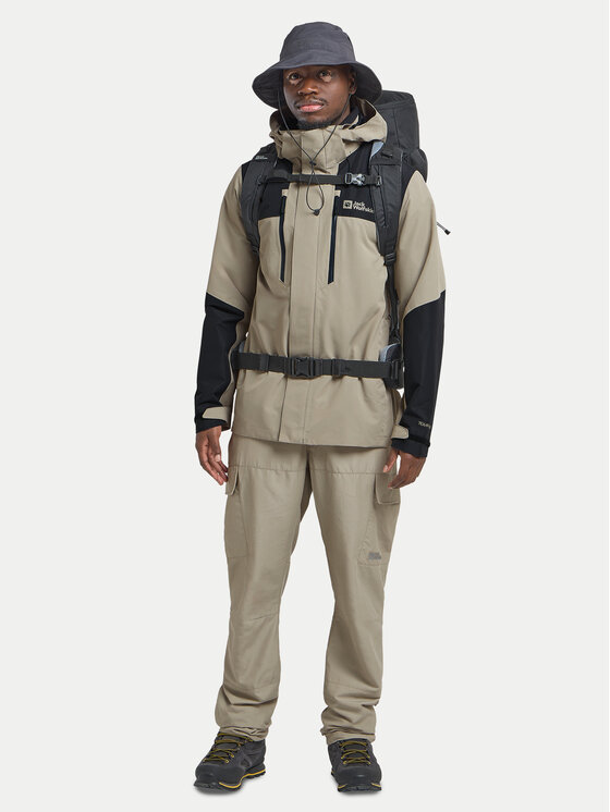 Jack Wolfskin Jack Wolfskin Kurtka outdoor Jasper 2l 1108373 Szary Regular Fit