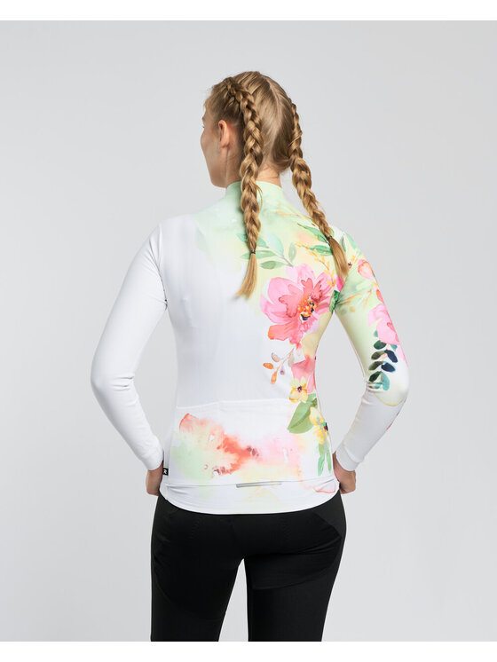 Rivanelle Rivanelle Koszulka rowerowa FLOWERY WINTER Kolorowy Narrow Fit