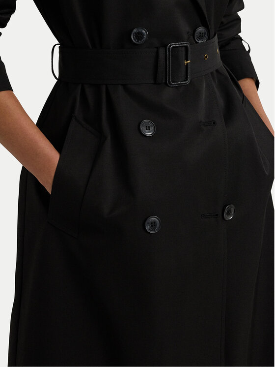 LAUREN RALPH LAUREN Lauren Ralph Lauren Trench 297951259001 Crna Straight Fit