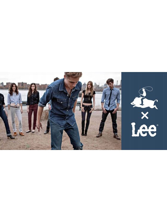 Lee Lee Jeansy Luke Niebieski Basic Fit