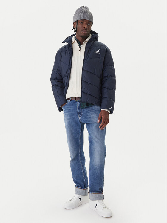 Nautica Nautica Žieminė striukė Provo N1T04062 Tamsiai mėlyna Regular Fit