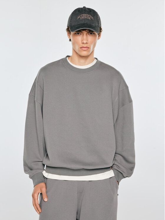 BIG STAR BIG STAR Bluza MIHAEL Szary Oversize