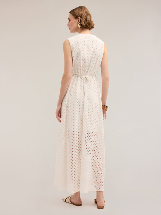 Motivi Motivi Abito da sera 7272W001454N011 Bianco Regular Fit