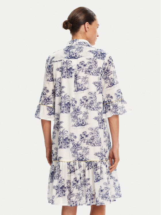 Iconique Iconique Pluusikleit IC25-076 Valge Relaxed Fit