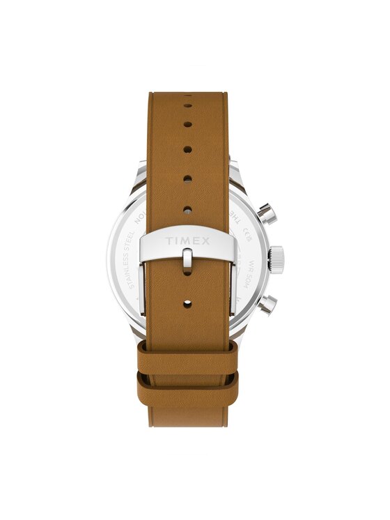 Timex Timex Zegarek TW2Y85000 Brązowy