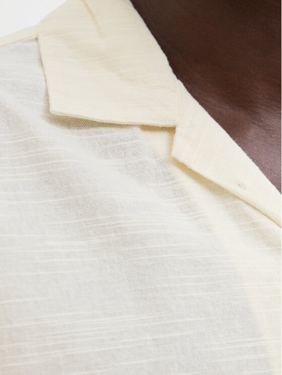 Jack&Jones Jack&Jones Πουκάμισο Luke 12271108 Εκρού Relaxed Fit