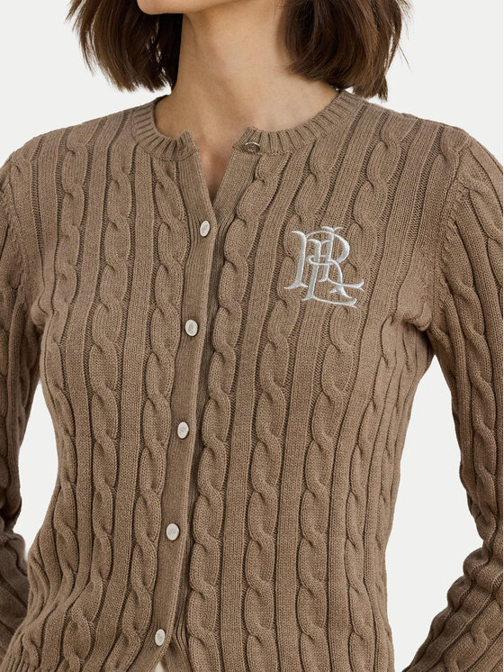 LAUREN RALPH LAUREN LAUREN RALPH LAUREN Кардиган 200932225012 Кафяв Slim Fit