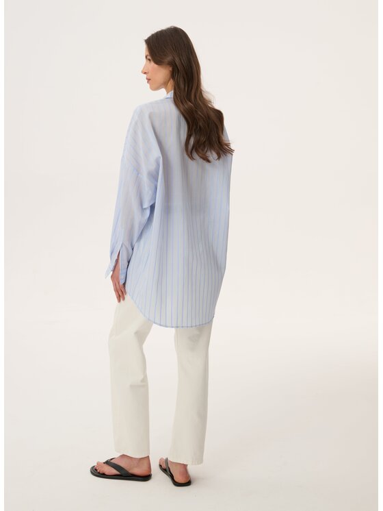 LEBRAND LEBRAND Koszula Liu Niebieski jasny Oversize