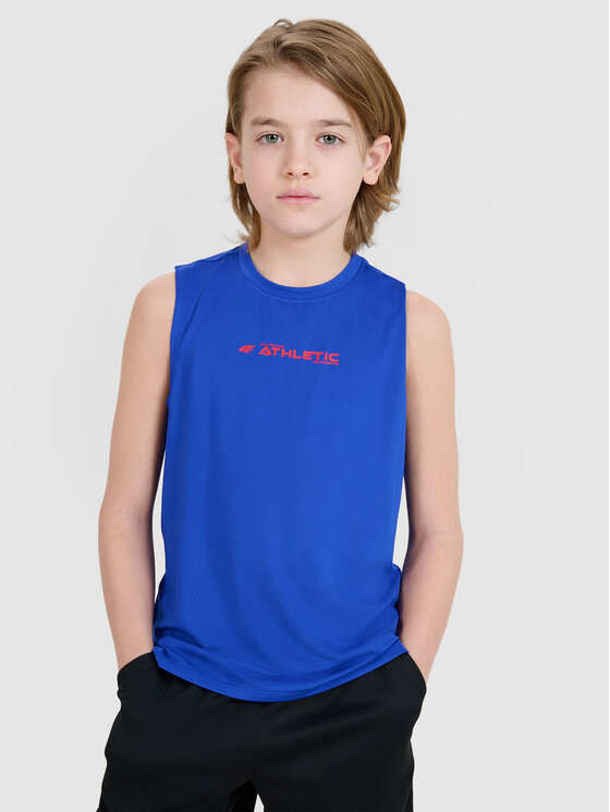 4F 4F Tank top GOOD ENERGY FLOW Niebieski Regular Fit
