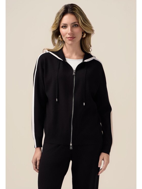 Oltre Oltre Cardigan M060J004786N033 Nero Over Fit