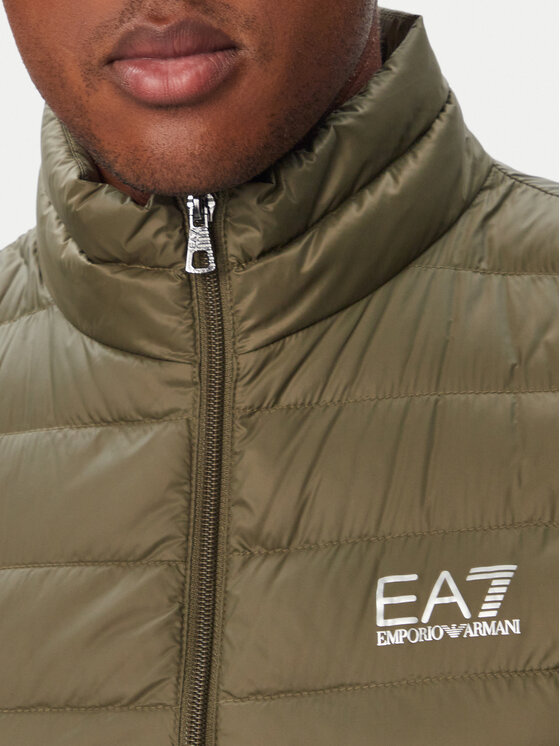 EA7 Emporio Armani EA7 Emporio Armani Kamizelka 8NPQ06 PNGPZ U7014 Zielony ciemny Regular Fit
