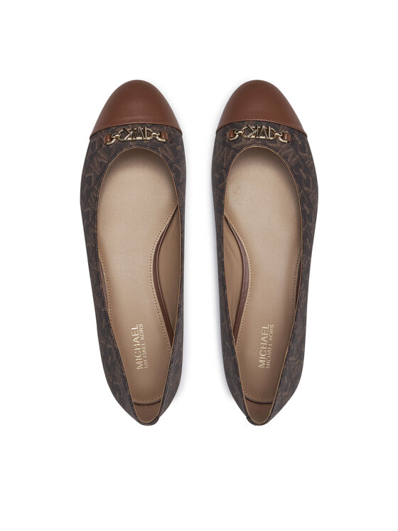 MICHAEL Michael Kors MICHAEL Michael Kors Baleriny Rebecca Flex Empire Monogram 40F4RBFP1B Brązowy