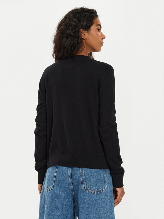 Tommy Jeans Tommy Jeans Πουλόβερ Tjw Essential DW0DW18670 Μαύρο Regular Fit