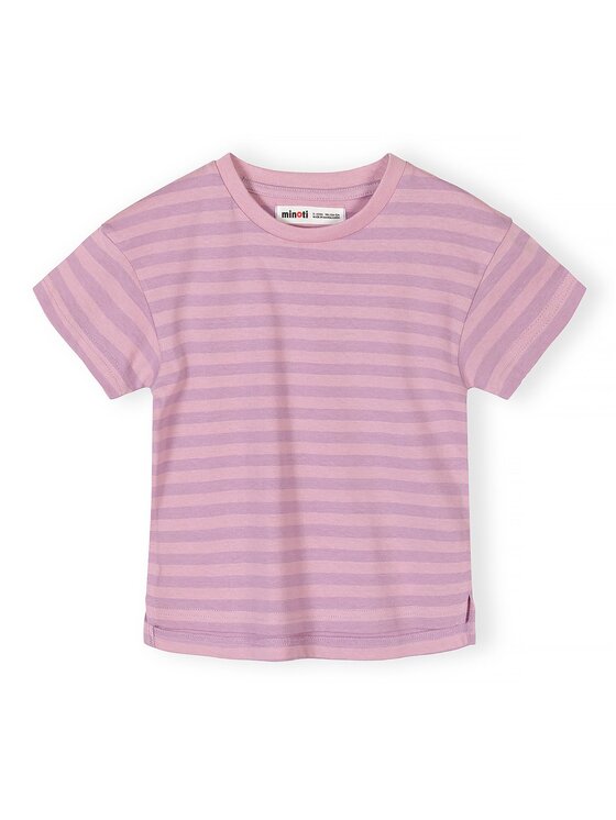 minoti minoti T-Shirt 30TEE103 Fioletowy Regular Fit