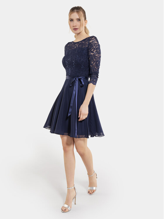 Swing Swing Kokteiļkleita 77761210 Tumši zils Regular Fit