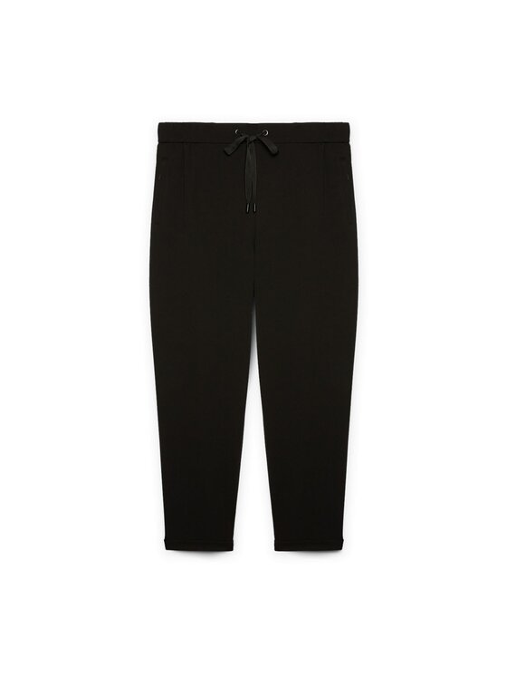 Fiorella Rubino Fiorella Rubino Pantaloni di tessuto P123L002045N033 Nero Slim Fit