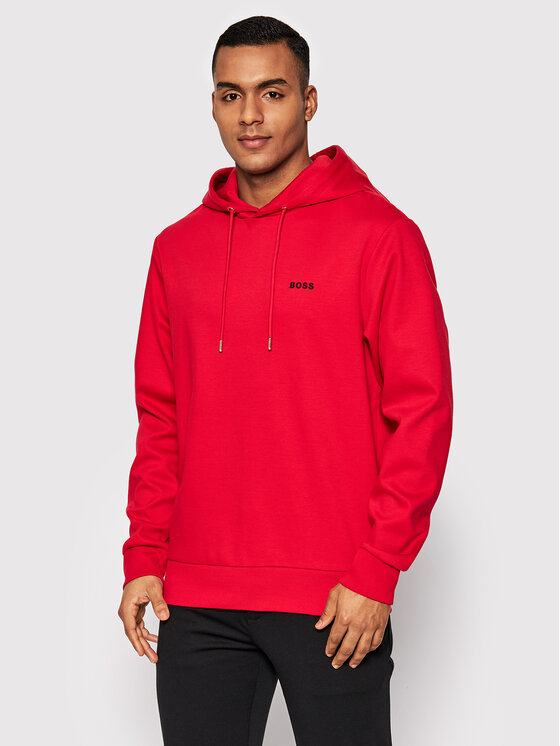 Felpa Seeger 78 50462943 Rosso Regular Fit