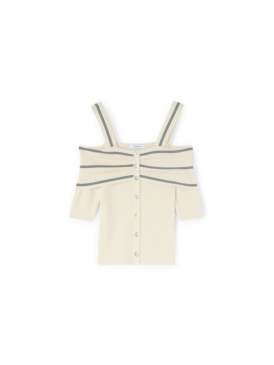 Motivi Motivi Maglione M285W003365N0S1 Bianco Slim Fit