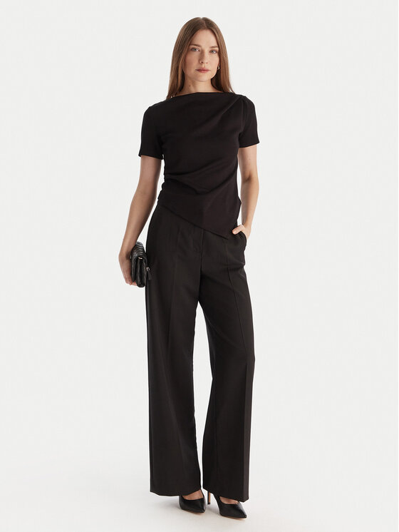 Vero Moda Vero Moda Bluzka Nelli 10335687 Czarny Regular Fit