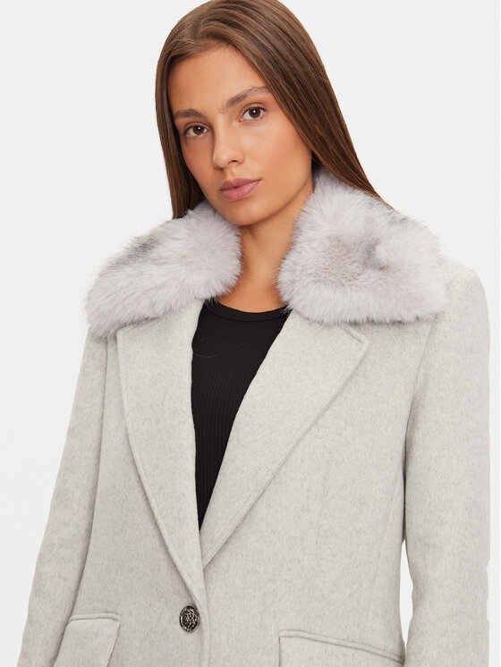 Guess Guess Ziemas mētelis Nancy W4BL32 WGJG2 Pelēks Regular Fit