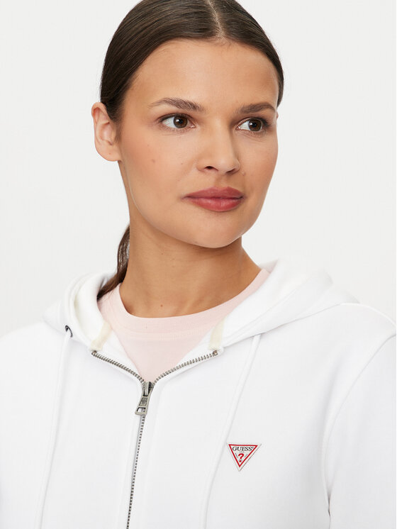 Guess Jeans Guess Jeans Sweatshirt W4YQ03 KC811 Weiß Regular Fit