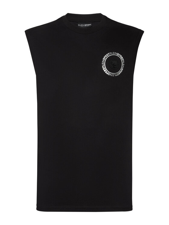 Plein Sport Plein Sport Tank top 14169 Czarny Regular Fit